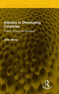 Enlarge image Cover: Industry in Developing Countries - Routledge
