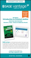 Cover: Introduction to Criminal Justice: Vantage Shipped Access Card - SAGE Publications Inc