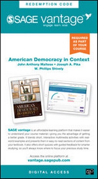 Enlarge image Cover: American Democracy in Context Vantage Shipped Access Card - CQ Press