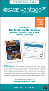 Enlarge image Cover: The Enduring Democracy: Vantage Shipped Access Card - CQ Press