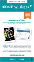 Cover: Management Today Vantage Shipped Access Card - SAGE Publications Inc