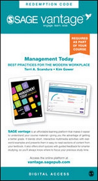 Enlarge image Cover: Management Today Vantage Shipped Access Card - SAGE Publications Inc