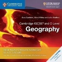 Enlarge image Cover: Cambridge IGCSE (R) and O Level Geography Digital Teacher's Resource Access Card - Cambridge University Press