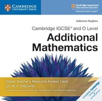 Enlarge image Cover: Cambridge IGCSE (R) and O Level Additional Mathematics Digital Teacher's Resource Access Card - Cambridge University Press