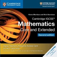 Enlarge image Cover: Cambridge IGCSE (R) Mathematics Core and Extended Cambridge Elevate Teacher's Resource Access Card - Cambridge University Press