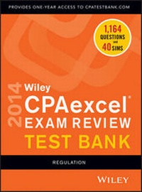 Enlarge image Cover: Wiley CPAexcel Exam Review 2014 Test Bank - Wiley