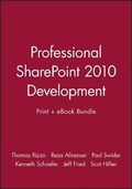 Cover: Professional Sharepoint 2010 Development Print + eBook Bundle - Wrox Press