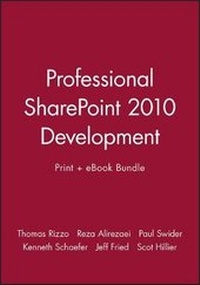 Enlarge image Cover: Professional Sharepoint 2010 Development Print + eBook Bundle - Wrox Press