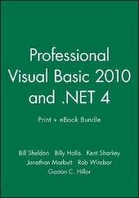 Enlarge image Cover: Professional Visual Basic 2010 and .Net 4 Print + eBook Bundle - Wrox Press
