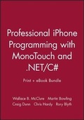 Cover: Professional Iphone Programming with Monotouch and .Net/C# Print + eBook Bundle - Wrox Press