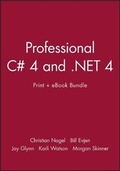 Cover: Professional C# 4 and .Net 4 Print + eBook Bundle - Wrox Press