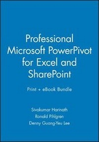 Enlarge image Cover: Professional Microsoft Powerpivot for Excel and Sharepoint Print + eBook Bundle - Wrox Press