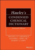 Cover: Hawley's Condensed Chemical Dictionary - Wiley