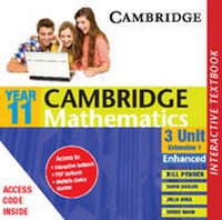 Enlarge image Cover: Cambridge 3 Unit Mathematics Year 11 Enhanced Version Interactive Textbook - Cambridge University Press