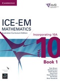 Cover: ICE-EM Mathematics Australian Curriculum Edition Year 10 Incorporating 10A Book 1 PDF Textbook - Cambridge University Press