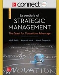 Cover: Connect 1-Semester Access Card for Essentials of Strategic Management - McGraw-Hill Education