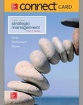 Cover: Connect 1 Semester Access Code Card for Dess, Strategic Management: Text and Cases - McGraw-Hill Education