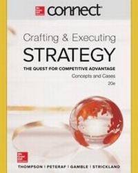 Enlarge image Cover: Connect 1 Semester Access Card for Crafting & Executing Strategy: Concepts and Cases - McGraw-Hill Education