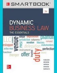 Enlarge image Cover: Smartbook Access Card for Dynamic Business Law: The Essentials - McGraw-Hill Education