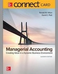 Cover: Connect 1-Semester Access Card for Managerial Accounting: Creating Value in a Dynamic Business Environment - McGraw-Hill Education