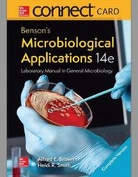Enlarge image Cover: Connect Access Card for Benson's Microbiology Applications Complete Version - McGraw Hill Education India