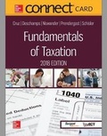 Cover: Connect Access Card for Fundamentals of Taxation 2018 Edition - McGraw-Hill Education