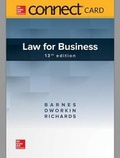Cover: Connect Access Card for Law for Business - McGraw-Hill Education