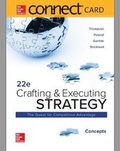 Cover: Connect Access Card for Crafting & Executing Strategy: Concepts - McGraw-Hill Education