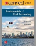 Cover: Connect Access Card for Fundamentals of Cost Accounting - McGraw-Hill Education