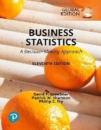 Enlarge image Cover: Business Statistics: A Decision Making Approach, Global Edition -- MyLab Statistics with Pearson eText - Pearson Education Limited