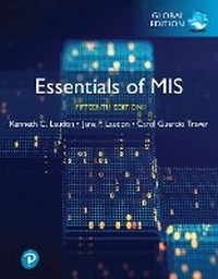 Enlarge image Cover: Essentials of MIS, Global Edition -- MyLab MIS with Pearson eText Access Card - Pearson Education Limited