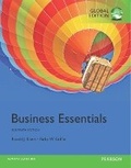 Cover: Access Card -- MyBizLab with Pearson eText for Business Essentials, Global Edition - Pearson Education Limited