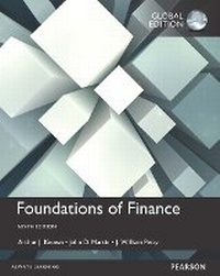 Enlarge image Cover: Foundations of Finance, Global Edition -- MyLab Finance with Pearson eText - Pearson Education Limited