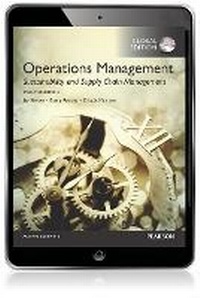 Enlarge image Cover: Operations Management: Sustainability and Supply Chain Management, Global Edition - Pearson Education Limited