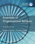 Cover: Essentials of Organizational Behaviour, Global Edition -- MyLab Management with Pearson eText - Pearson Education Limited