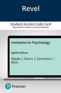 Enlarge image Cover: Revel for Invitation to Psychology -- Access Card - Pearson