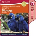 Cover: Cambridge International AS & A Level Complete Biology Enhanced Online Student Book - Oxford University Press
