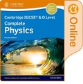 Cover: Cambridge IGCSE (R) & O Level Complete Physics: Enhanced Online Student Book Fourth Edition - Oxford University Press
