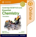 Cover: Cambridge IGCSE (R) & O Level Essential Chemistry: Enhanced Online Student Book Third Edition - Oxford University Press