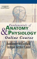 Cover: Fundamentals of Anatomy and Physiology Online Course - Academic Individual Access Code - Delmar Cengage Learning