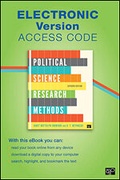 Cover: Political Science Research Methods Electronic Version - CQ Press