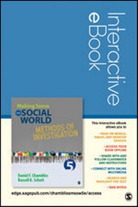 Enlarge image Cover: Making Sense of the Social World Interactive eBook Student Version - SAGE Publications Inc