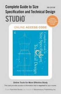 Enlarge image Cover: Complete Guide to Size Specification and Technical Design 2nd Edition - Bloomsbury Academic USA