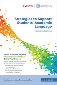 Enlarge image Cover: Strategies to Support Students´ Academic Language Ecourse Slimpack - Corwin Publishers