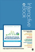 Cover: Operations Management Interactive eBook - Sage Publications, Inc