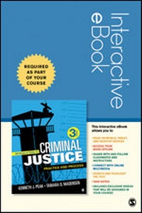 Enlarge image Cover: Introduction to Criminal Justice Interactive eBook Student Version - SAGE Publications Inc