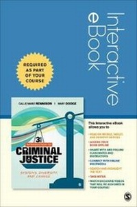 Enlarge image Cover: Introduction to Criminal Justice - Interactive eBook - Sage Publications, Inc