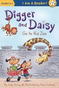 Enlarge image Cover: Digger and Daisy Go to the Zoo - Sleeping Bear Press