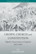 Cover: Crown, Church and Constitution - Berghahn Books