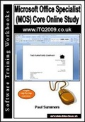 Cover: Microsoft Office Specialist (MOS) Core Online Study - Software Training Workbooks